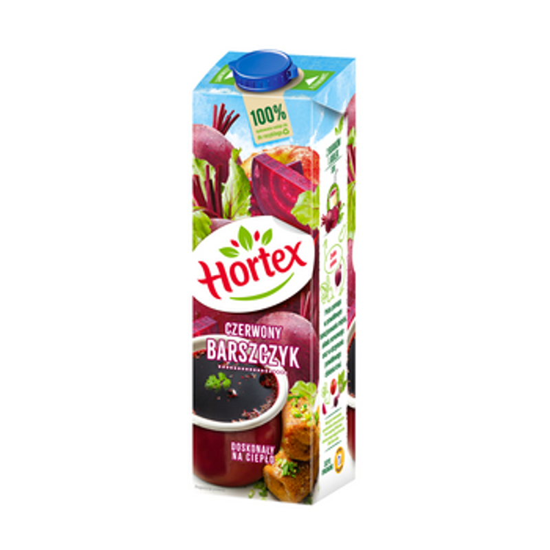 Hortex Czerwony Barszczyk sok karton 1L